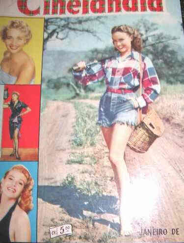 CINELANDIA (Br) magazine side cover Issue 9  1953