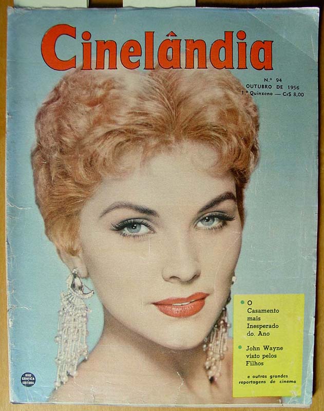 CINELANDIA (Br) magazine side cover Issue 94 1 October 1956
