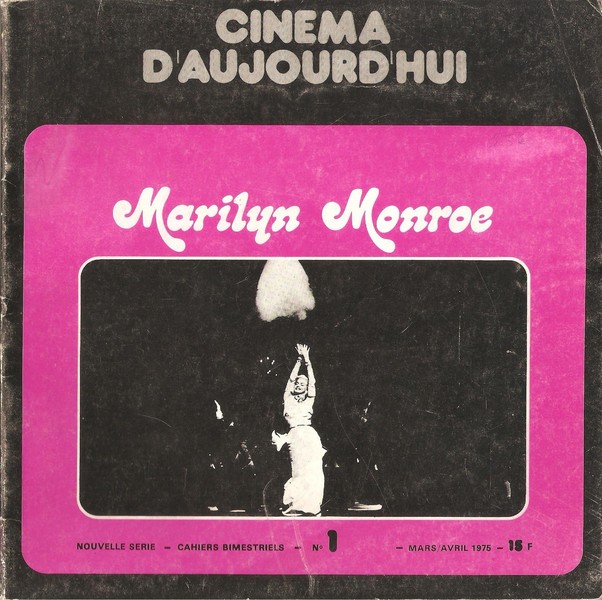 CINEMA DAUJOURDHUI magazine side cover Issue 1 March/April 1975