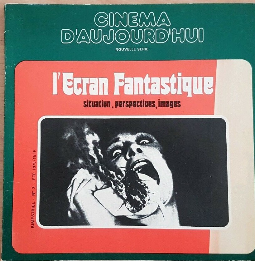 CINEMA DAUJOURDHUI magazine side cover Issue 3 June 1975