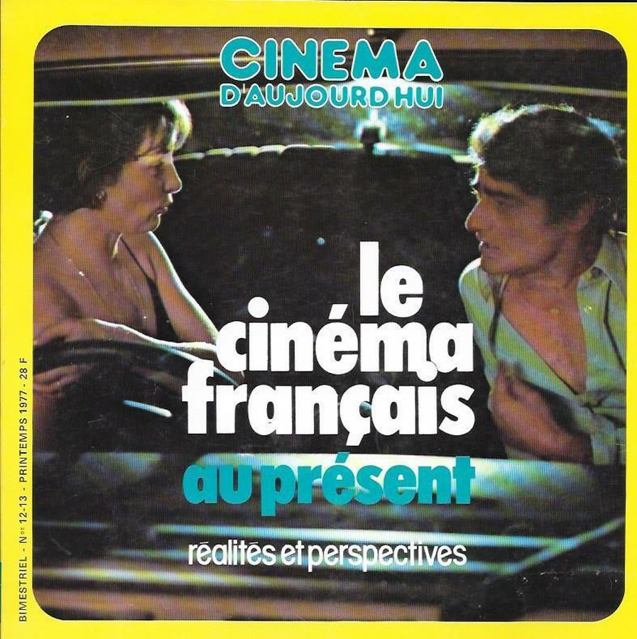 CINEMA DAUJOURDHUI magazine side cover Issue 12/13 April 1977