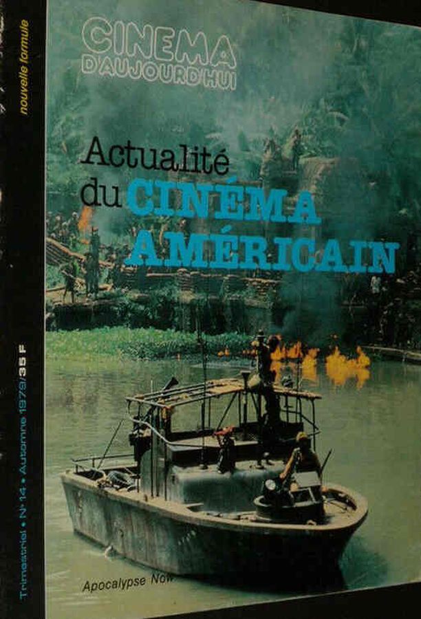 CINEMA DAUJOURDHUI magazine side cover Issue 14 September 1979