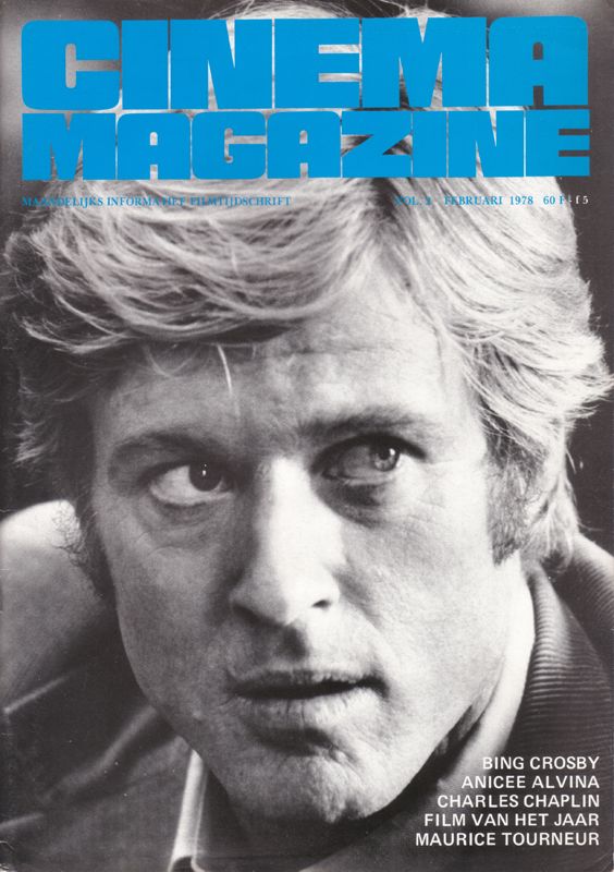 CINEMA (Be) magazine side cover Issue 8 February 1978