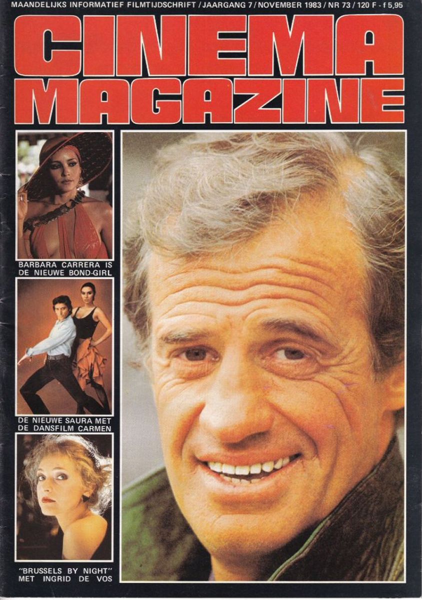 CINEMA (Be) magazine side cover Issue 73 November 1983