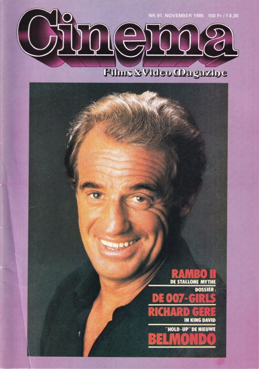 CINEMA (Be) magazine cover Issue 91 November 1985