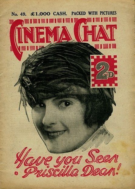 CINEMA CHAT magazine side cover Issue 49 26 April 1920