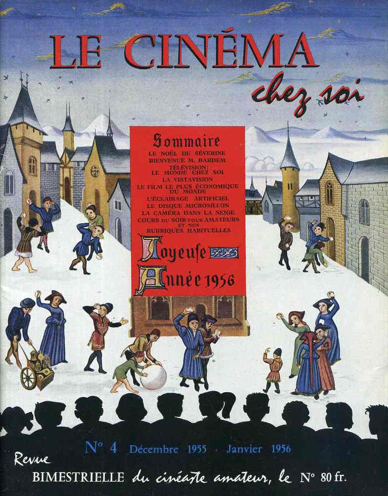 CINEMA CHEZ SOI | LE magazine side cover Issue 4  1955