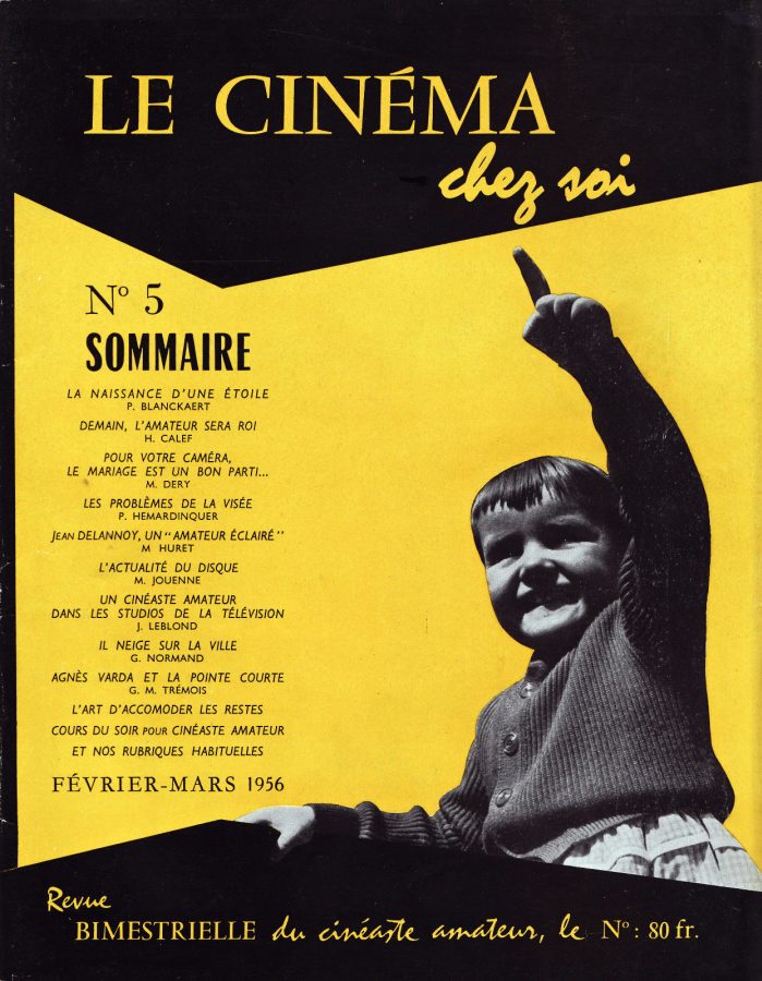 CINEMA CHEZ SOI | LE magazine side cover Issue 5 February/March 1956
