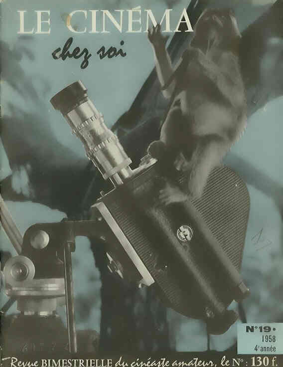 CINEMA CHEZ SOI | LE magazine side cover Issue 19  1958