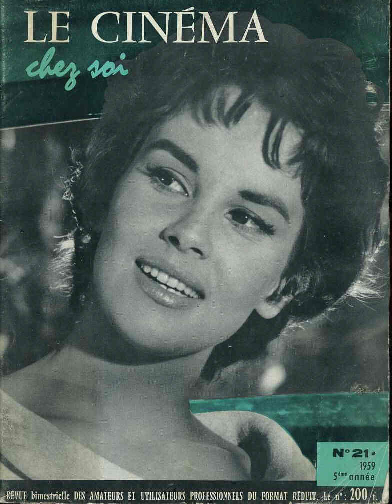 CINEMA CHEZ SOI | LE magazine side cover Issue 21  1959