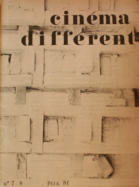 CINEMA DIFFERENT magazine cover Issue 7/8 January/February 1977