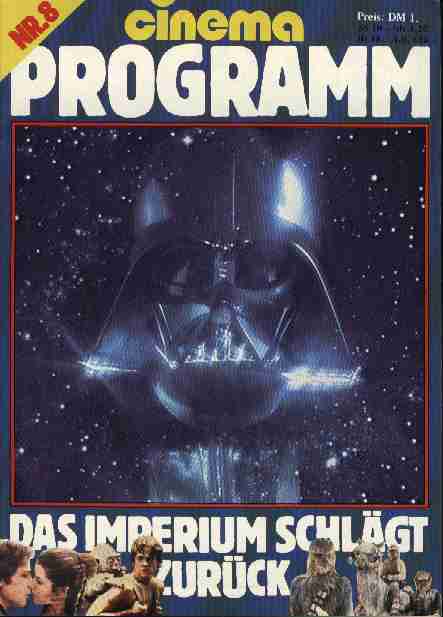 CINEMA PROGRAMM magazine side cover Issue 8  