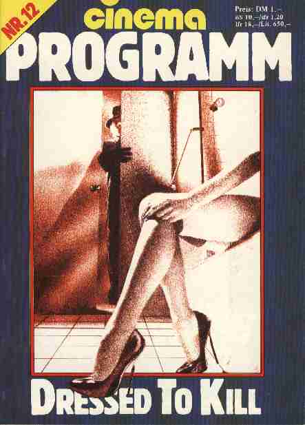 CINEMA PROGRAMM magazine side cover Issue 12  
