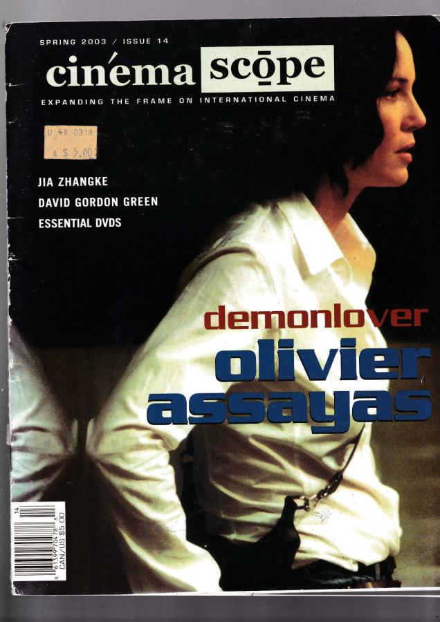 CINEMA SCOPE magazine side cover Issue 14 March 2003