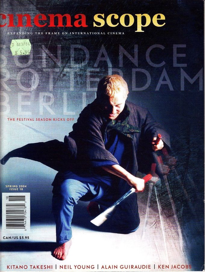 CINEMA SCOPE magazine side cover Issue 18 March 2004