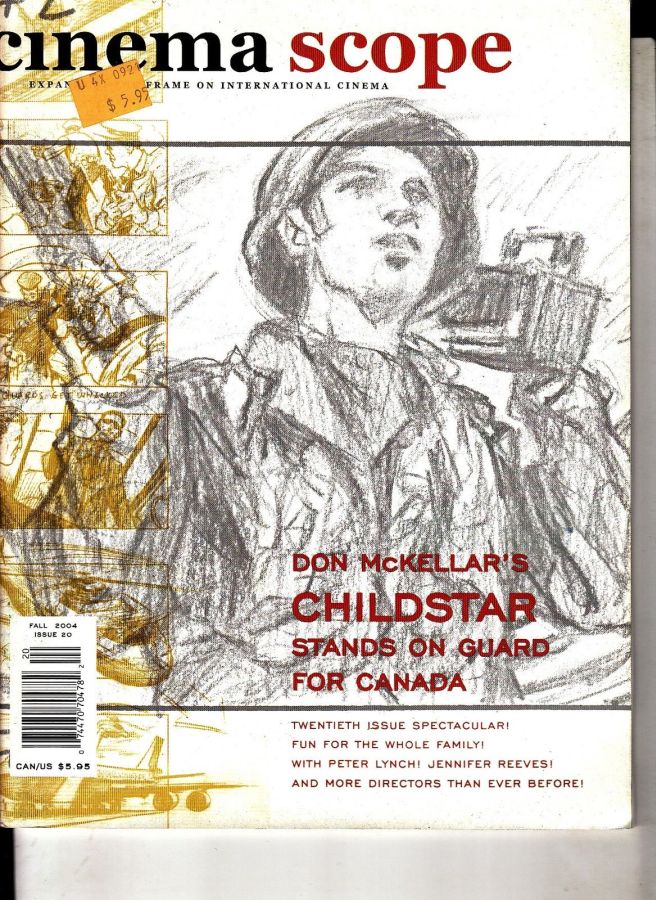 CINEMA SCOPE magazine side cover Issue 20 September 2004