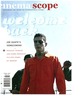 CINEMA SCOPE magazine side cover Issue 25 January 2006