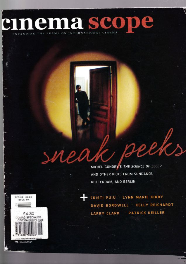 CINEMA SCOPE magazine side cover Issue 26 March 2006