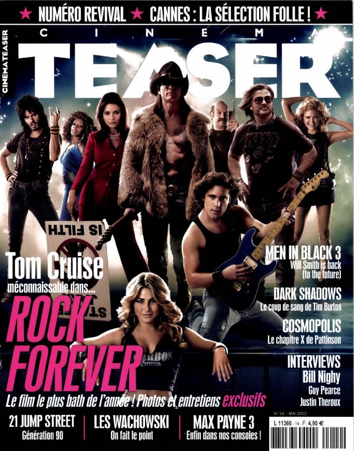 CINEMA TEASER magazine side cover Issue 14 May 2012