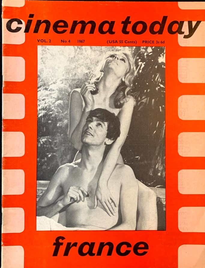 CINEMA TODAY magazine cover  Vol 2 # 4  1967