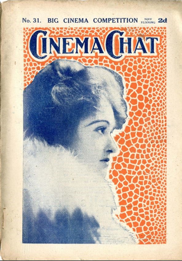 CINEMA CHAT magazine side cover Issue 31 22 December 1919