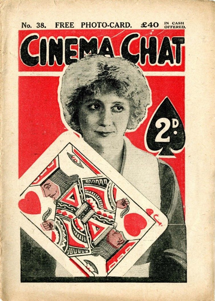 CINEMA CHAT magazine side cover Issue 38 9 February 1920
