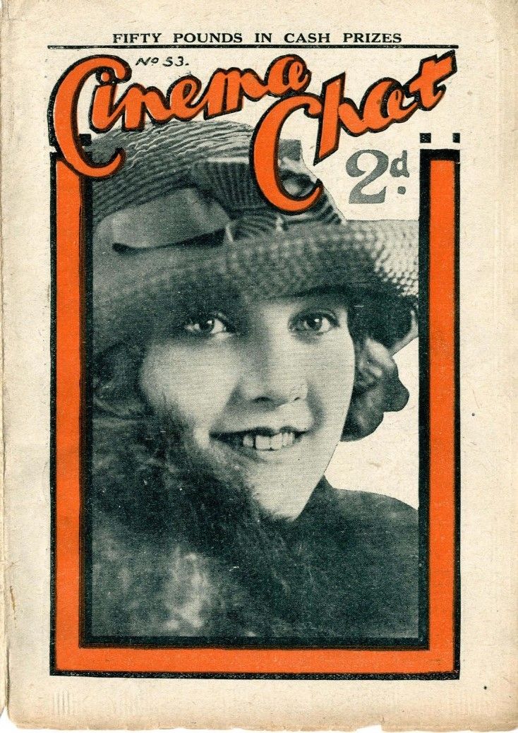 CINEMA CHAT magazine side cover Issue 53 25 May 1920