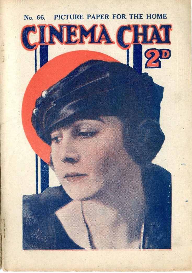 CINEMA CHAT magazine side cover Issue 66 23 August 1920