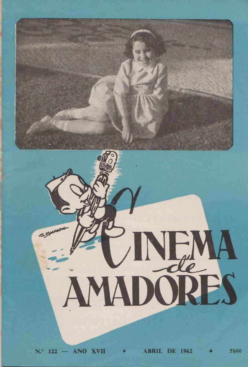 CINEMA DE AMADORES magazine side cover Issue 122  April 1962