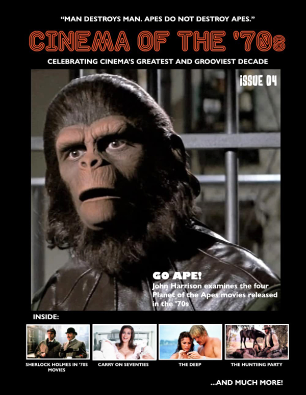 CINEMA OF THE SEVENTIES magazine side cover Issue 4  November 2021