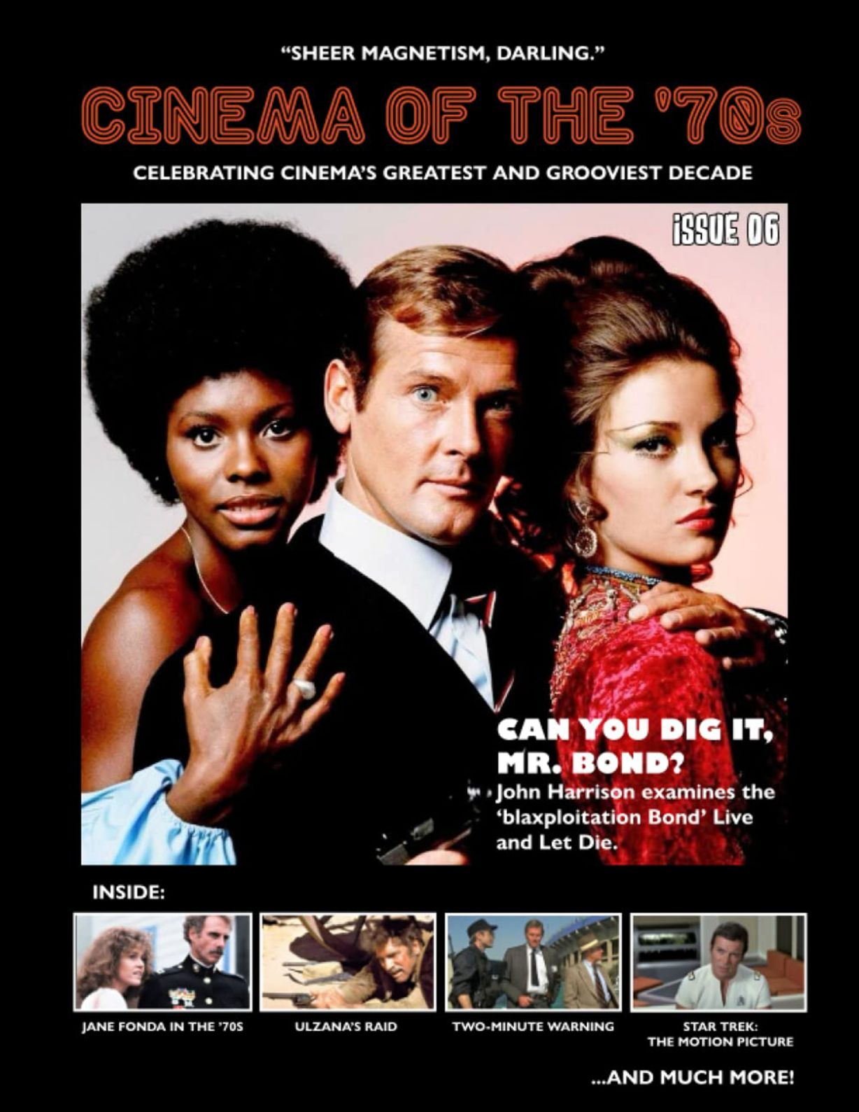 CINEMA OF THE SEVENTIES magazine side cover Issue 6  June 2022