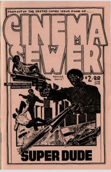 CINEMA SEWER magazine side cover Issue 4  