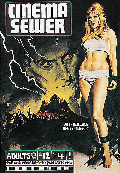 CINEMA SEWER magazine side cover Issue 12 Spring 2003