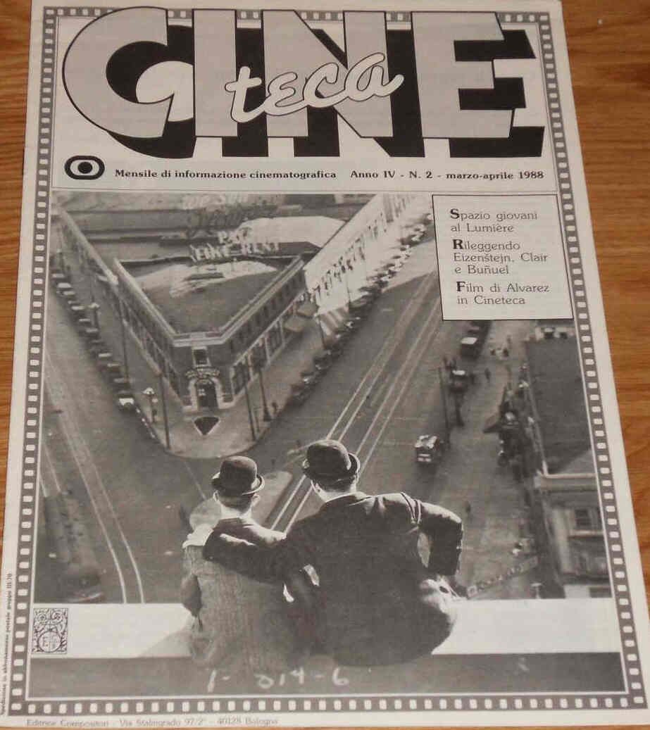 CINE TECA magazine cover  Vol 4 # 2 March/April 1988