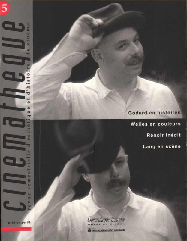 CINEMATHEQUE magazine side cover Issue 5 Spring 1994