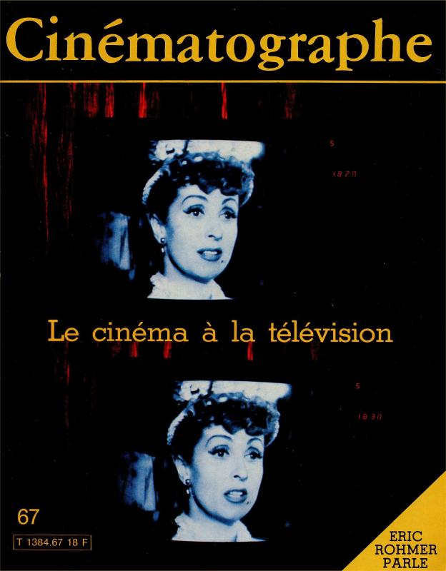 CINEMATOGRAPHE magazine side cover Issue 67 May 1981