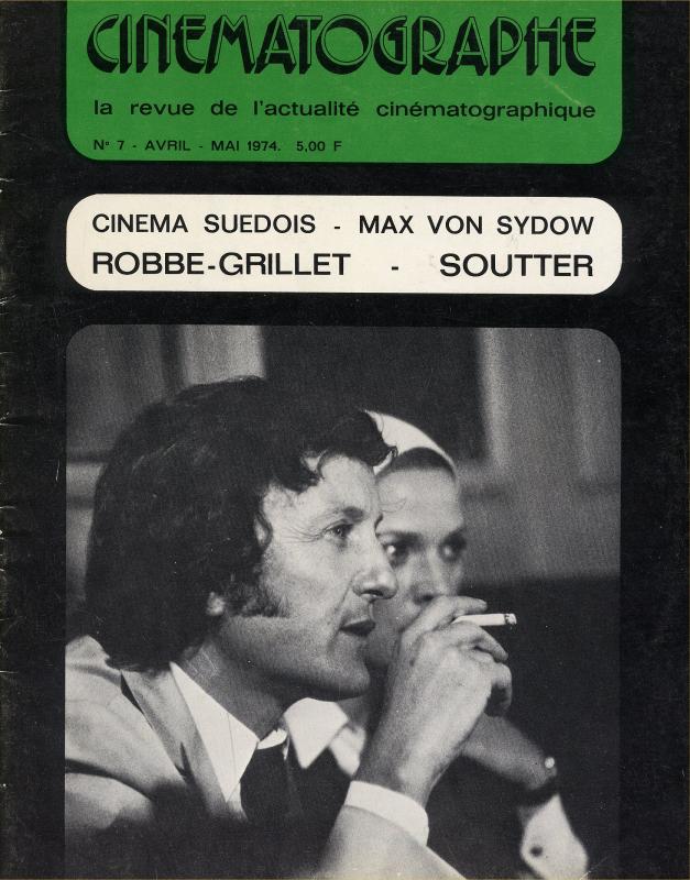 CINEMATOGRAPHE magazine side cover Issue 7 April 1974