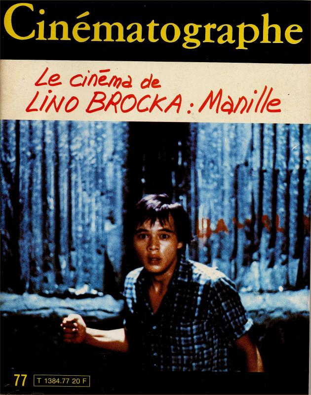 CINEMATOGRAPHE magazine side cover Issue 77 April 1982
