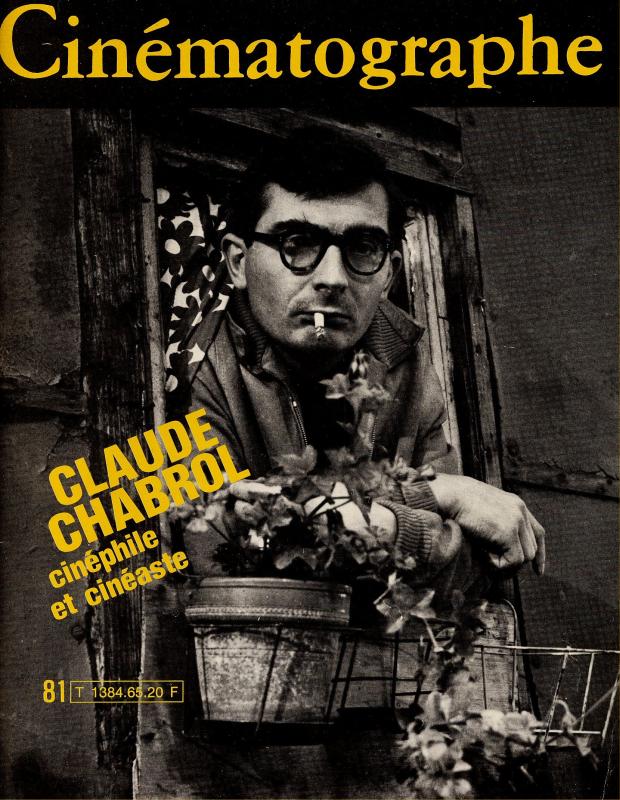 CINEMATOGRAPHE magazine side cover Issue 81 September 1982