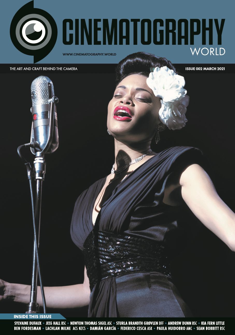 CINEMATOGRAPHY WORLD magazine side cover Issue 2  March 2021