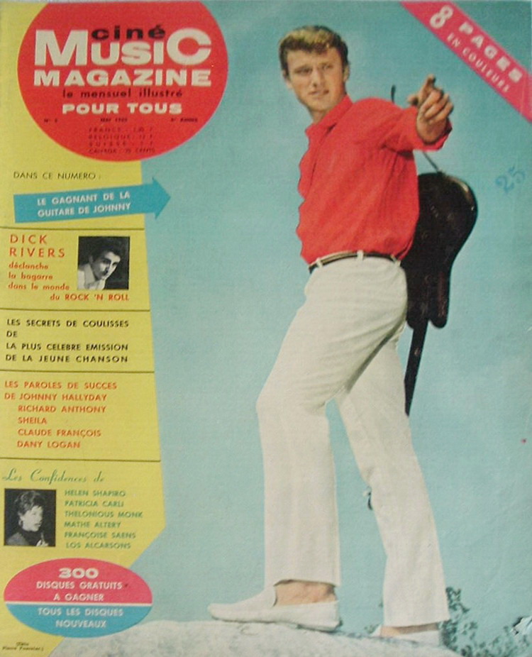 CINE MUSIC MAGAZINE magazine side cover  May 1963