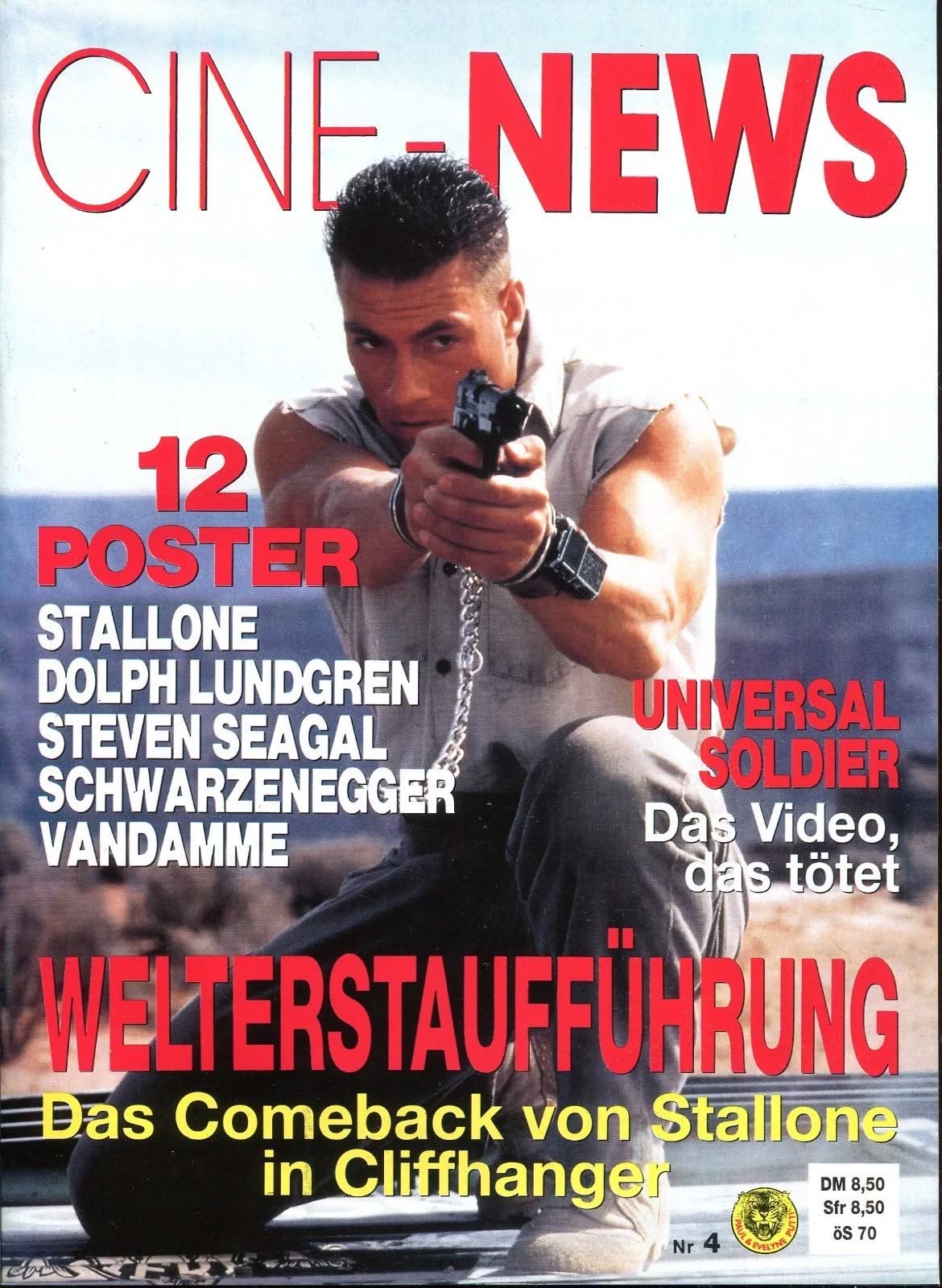 CINE-NEWS (DE) magazine side cover Issue 4   1993