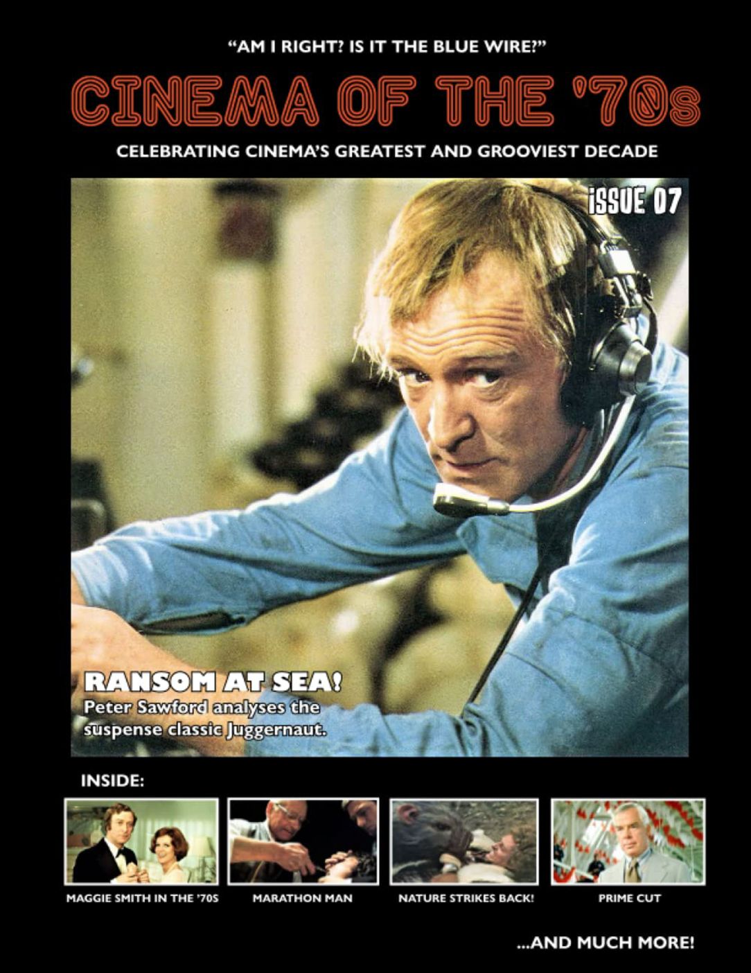 CINEMA OF THE SEVENTIES magazine side cover Issue 7  November 2022