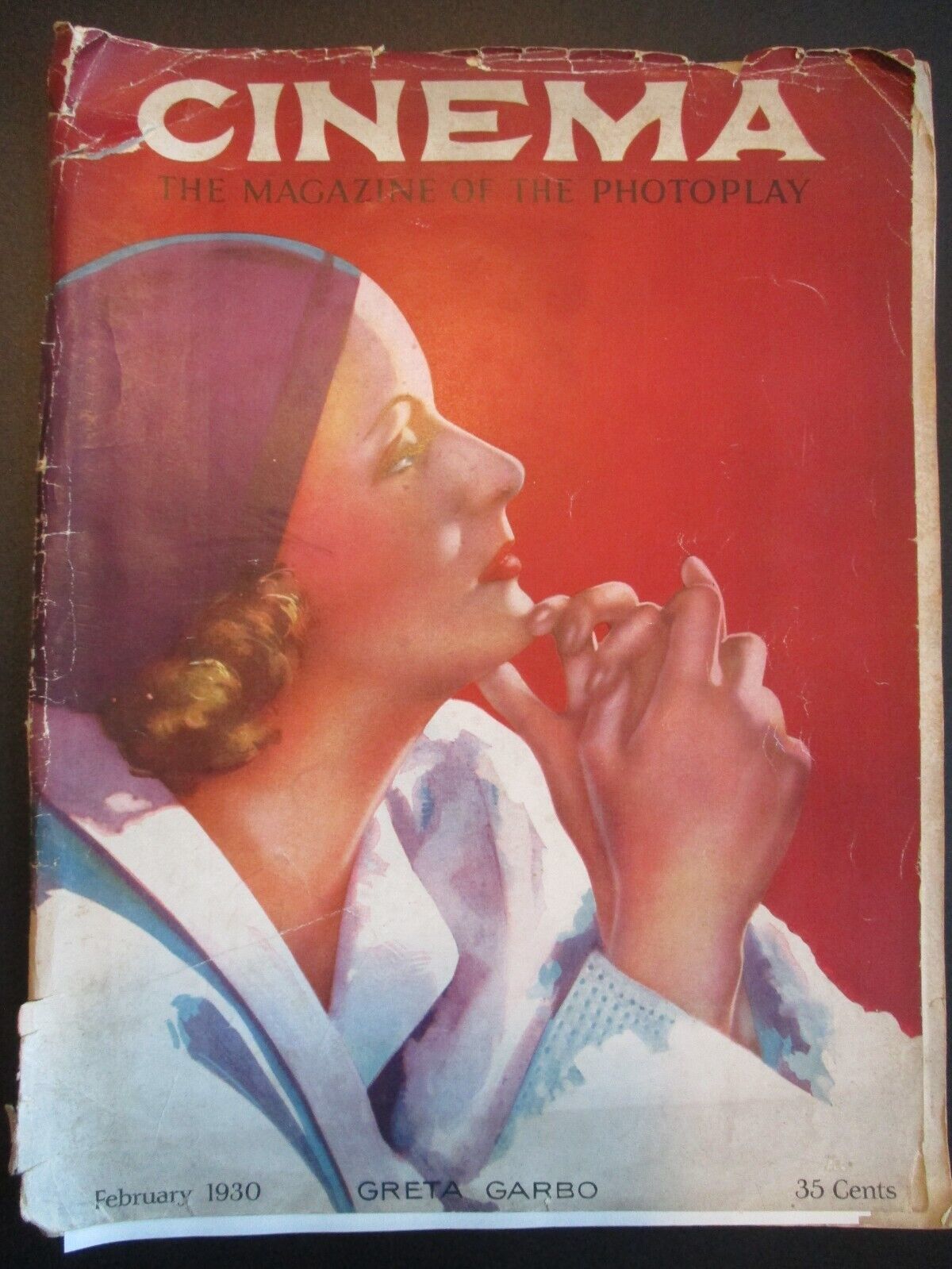 CINEMA 1930 magazine side cover  February 1930