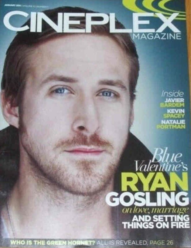 CINEPLEX magazine cover  Vol 12 # 1 January 2011