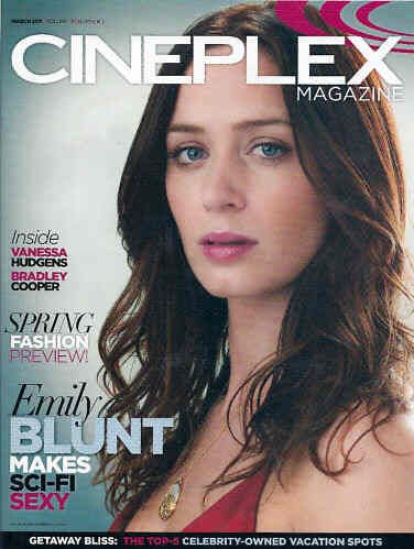 CINEPLEX magazine cover  Vol 12 # 3 March 2011