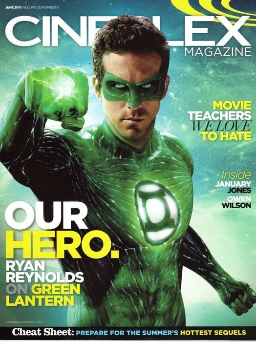 CINEPLEX magazine cover  Vol 12 # 6 June 2011