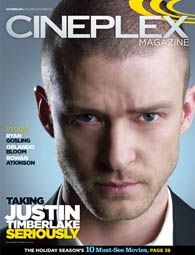 CINEPLEX magazine cover  Vol 12 # 10 October 2011