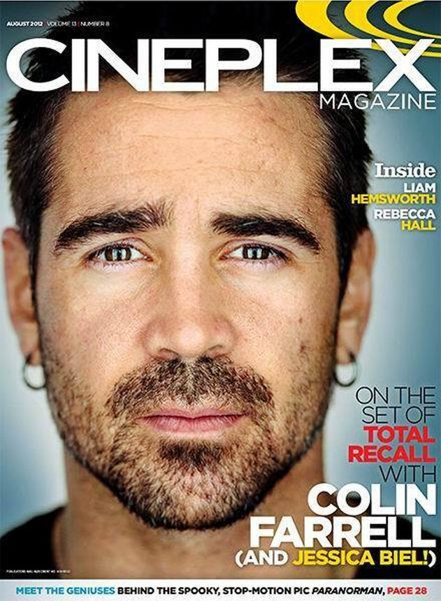 CINEPLEX magazine cover  Vol 13 # 8 August 2012