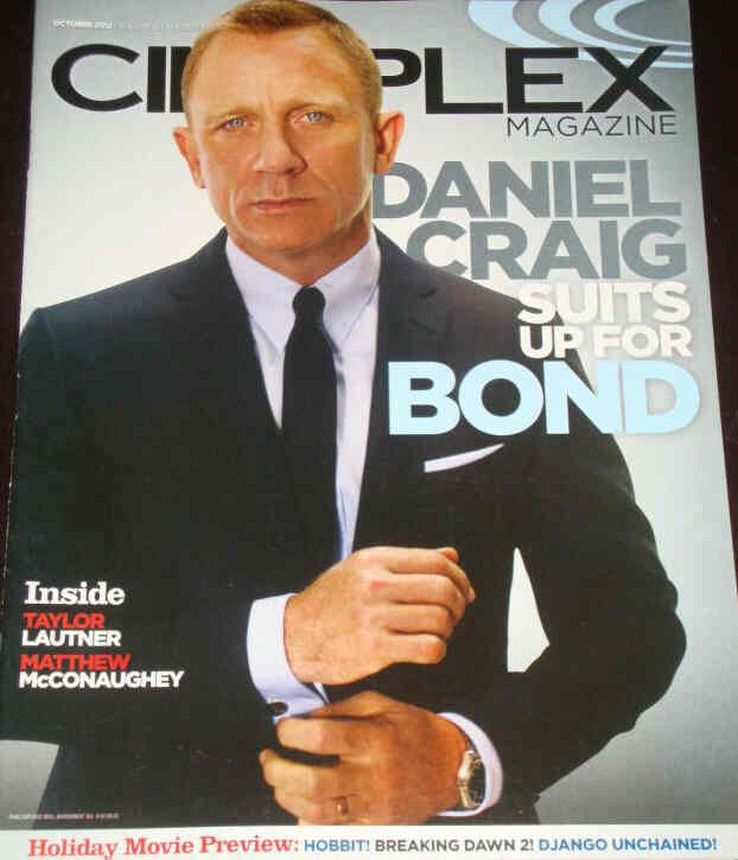 CINEPLEX magazine cover  Vol 13 # 10 October 2012